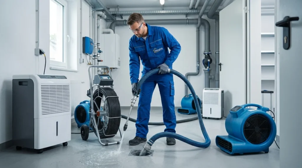 Trocknung nach Rohrbruch: Warum Eile geboten ist