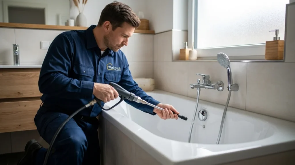 Badewannenabfluss reinigen ohne Chemie