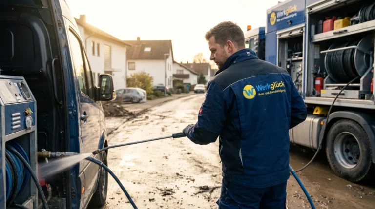 Kanalreinigung nach Hochwasser