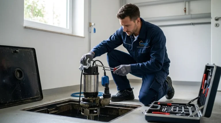 Schmutzwasserpumpe warten und reinigen