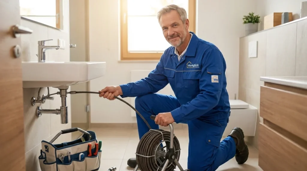 Abfluss verstopft: Wann muss der Fachmann kommen?
