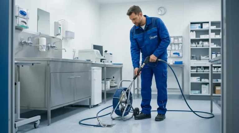 Rohrreinigung für Krankenhäuser und Labore